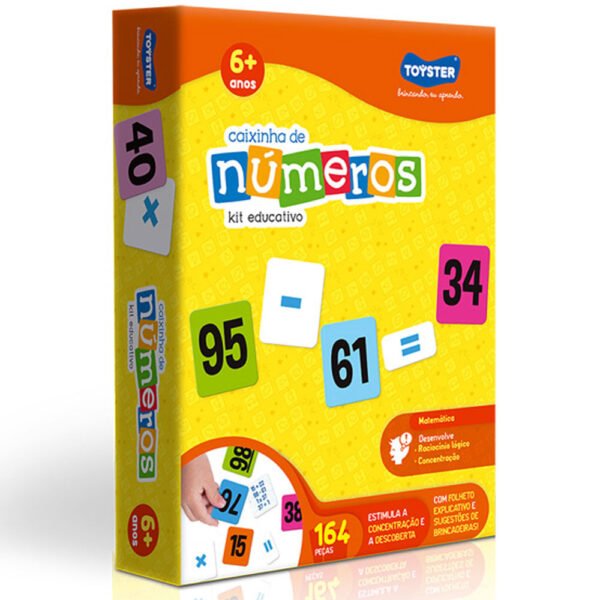 Jogo Educativo - Caixinha de Números - Toyster